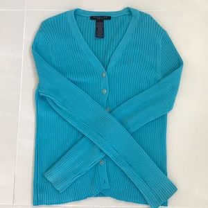 Teal Kenneth Cole Reaction Cardigan